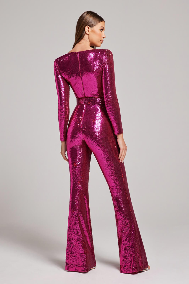 Valenzora Marissa Sequin Jumpsuit