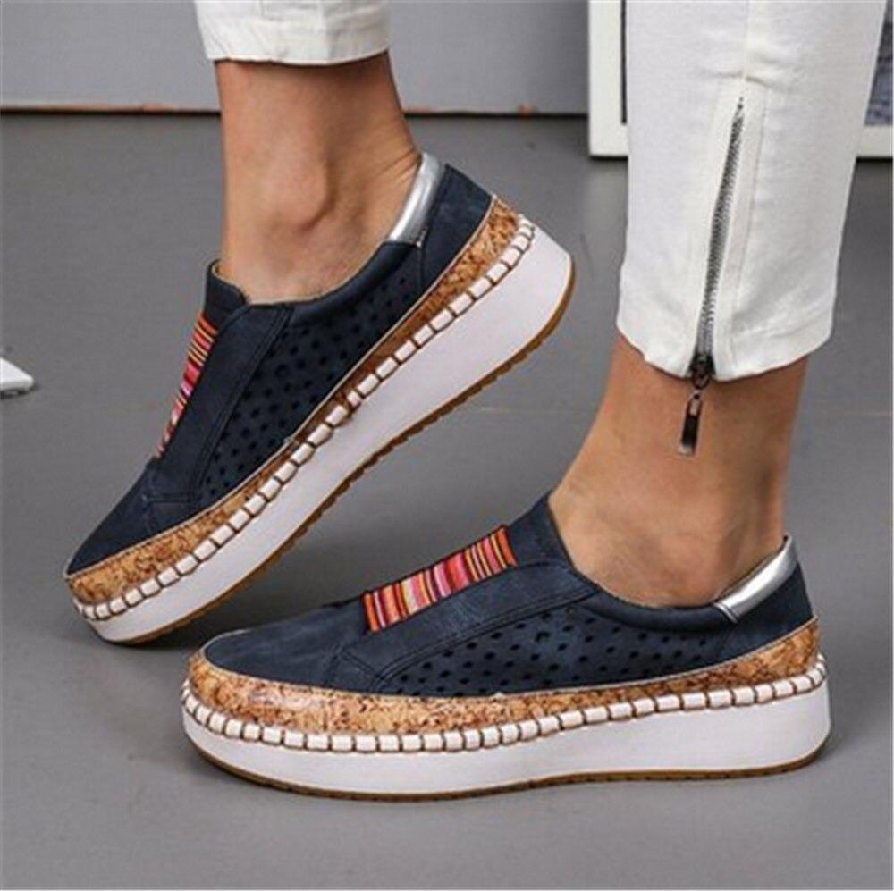 Valenzora | Casual shoes with a flat, non-slip sole for added comfort