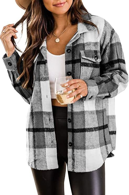 Valenzora Checkered shirt with button placket