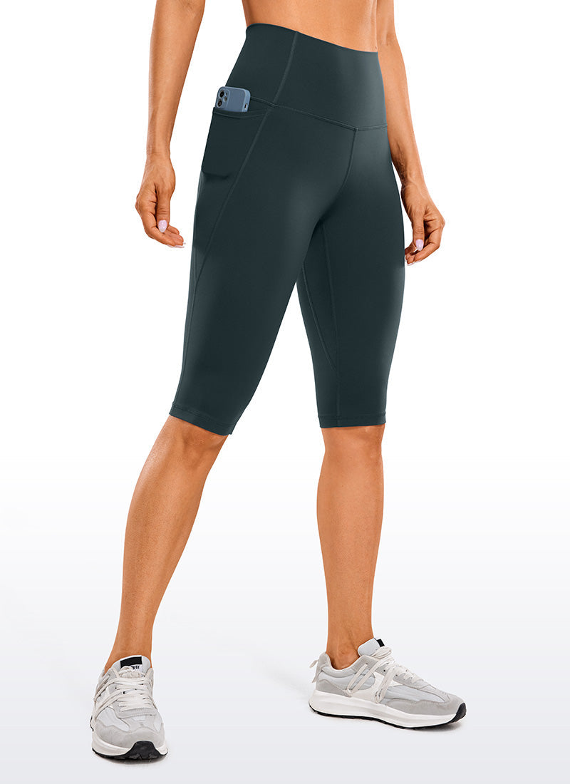 Valenzora | Knee Length Pocket Capri Leggings 13''