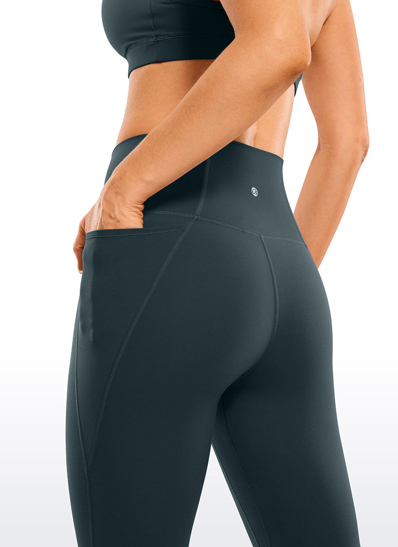 Valenzora | Knee Length Pocket Capri Leggings 13''