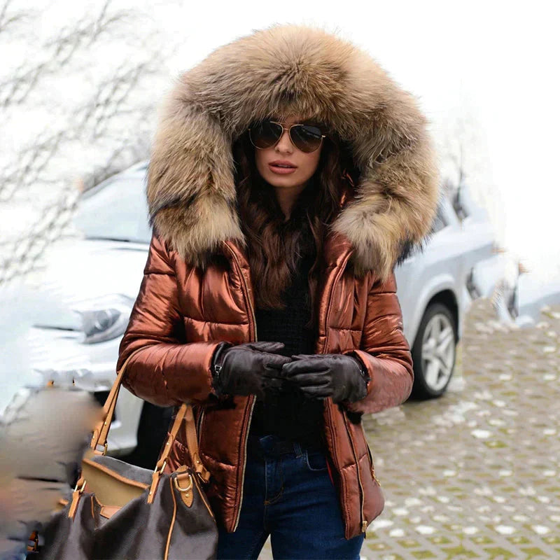 Valenzora - Winterjacke mit Fellkapuze