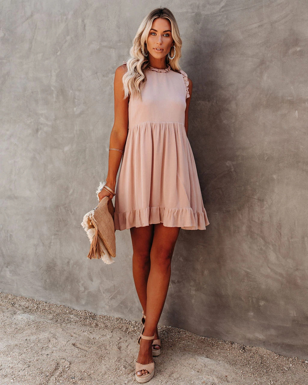 Valenzora | Boho Hippie Dress Blue