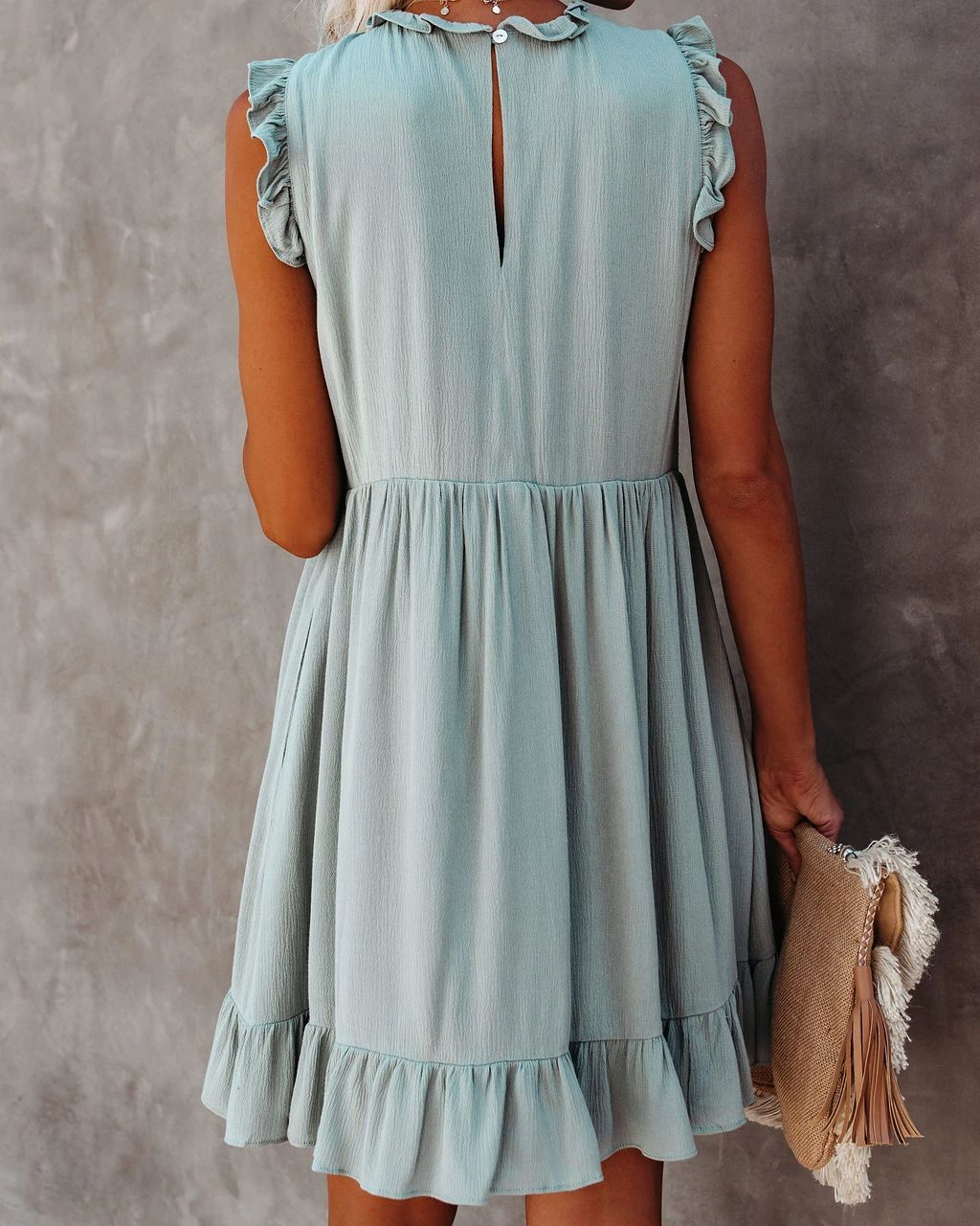 Valenzora | Boho Hippie Dress Blue