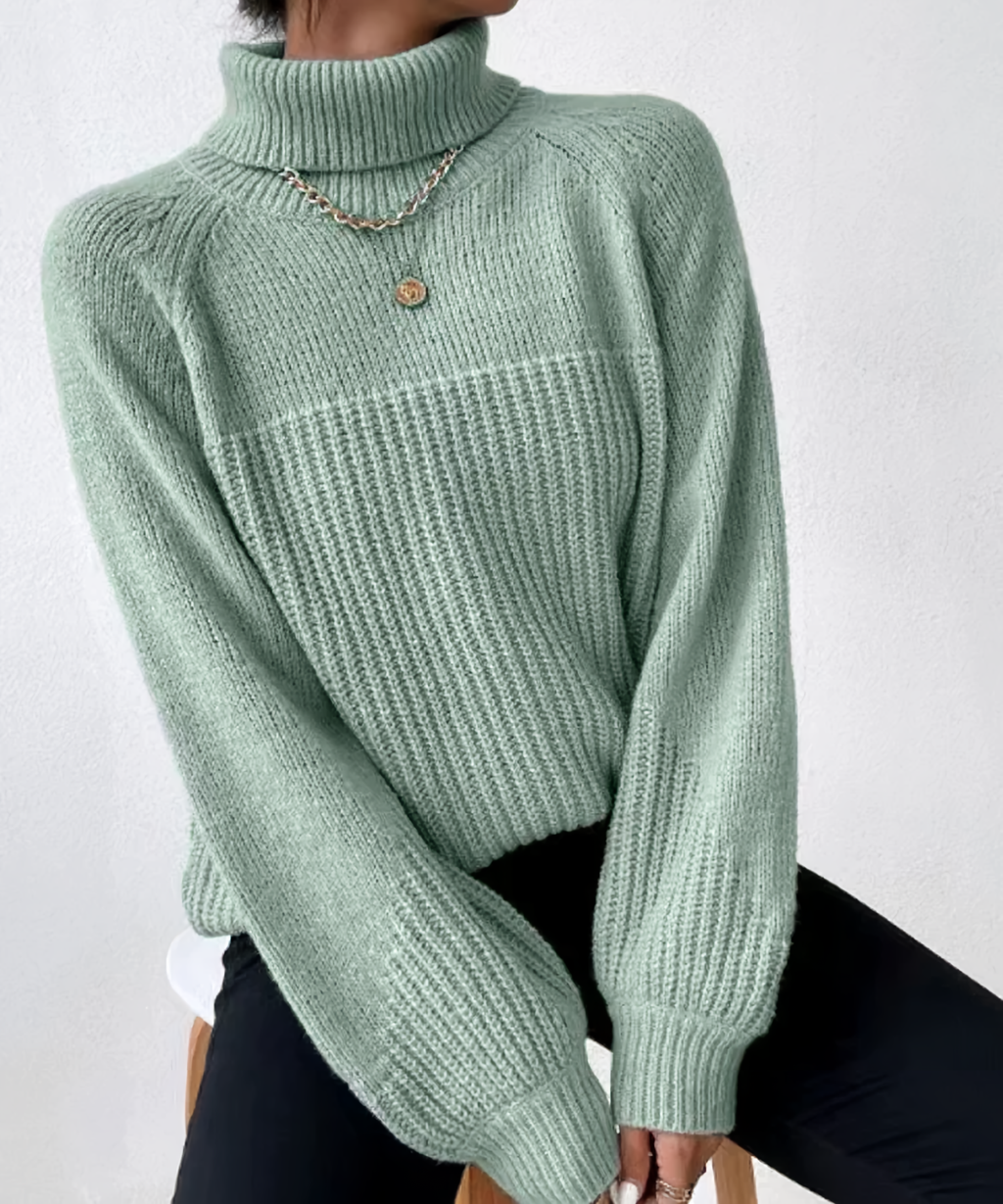 Valenzora | Lässiger Damen-Rollkragenpullover für den Winter