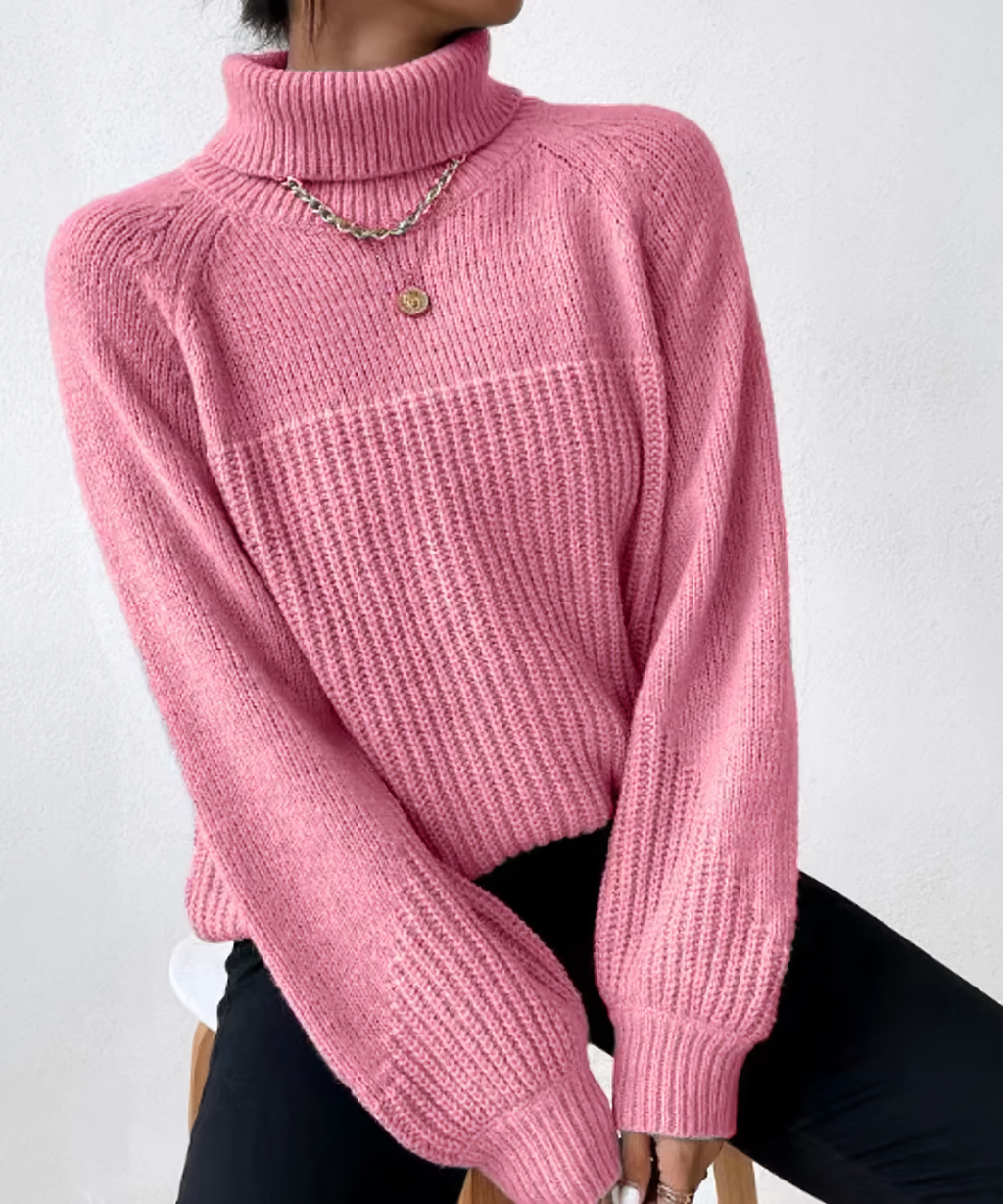 Valenzora | Lässiger Damen-Rollkragenpullover für den Winter
