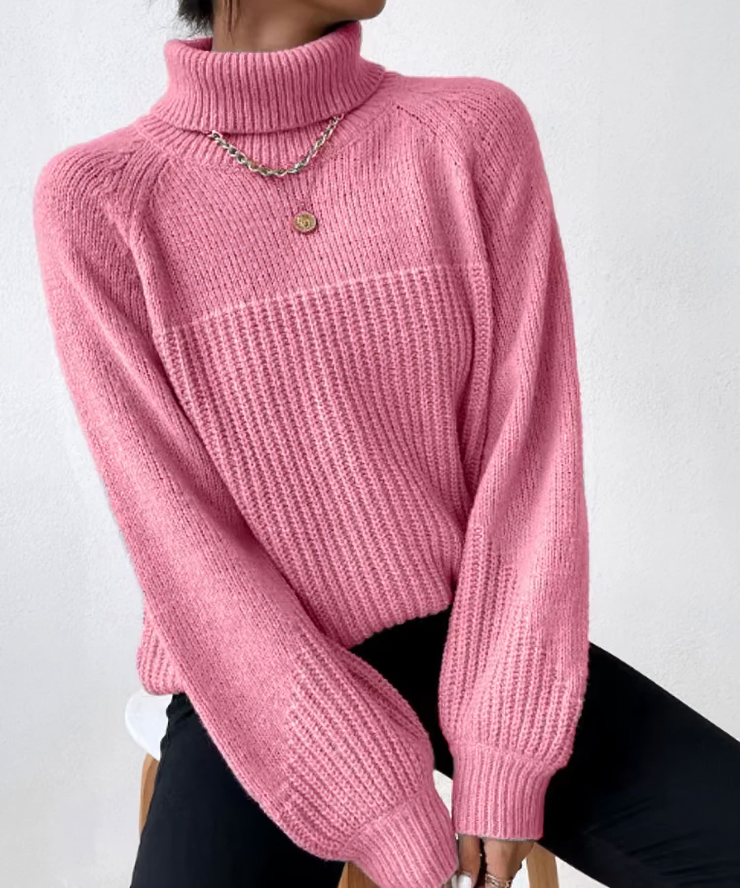 Valenzora | Lässiger Damen-Rollkragenpullover für den Winter