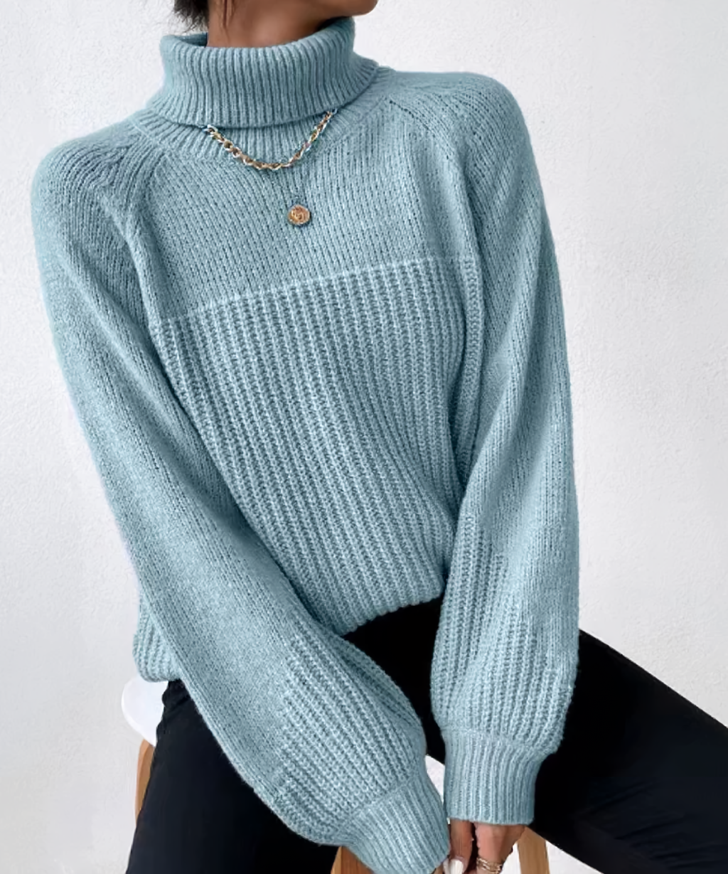 Valenzora | Lässiger Damen-Rollkragenpullover für den Winter