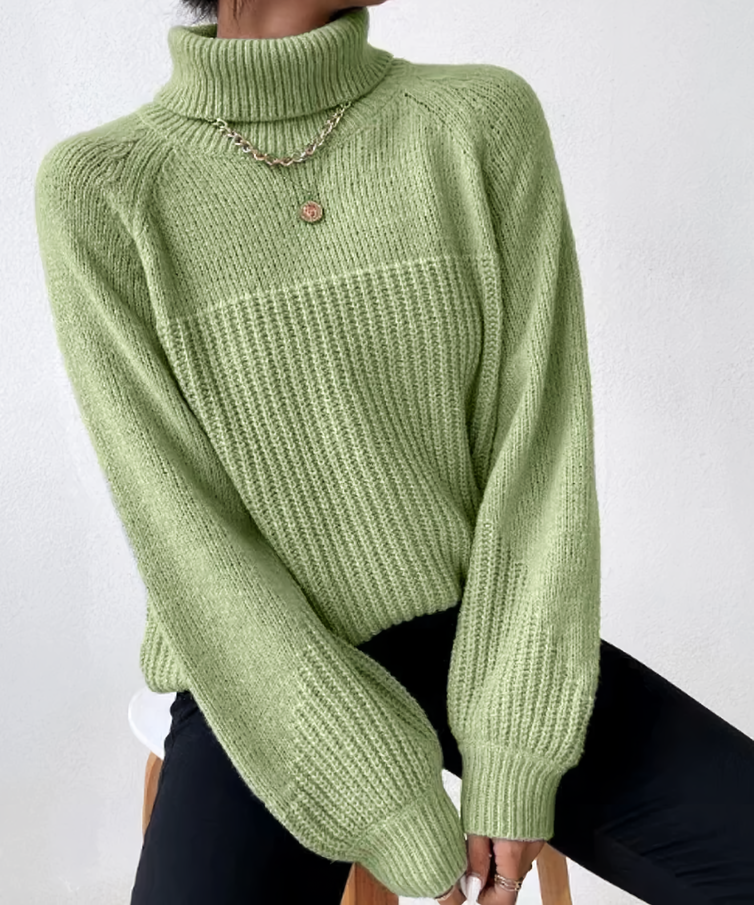 Valenzora | Lässiger Damen-Rollkragenpullover für den Winter