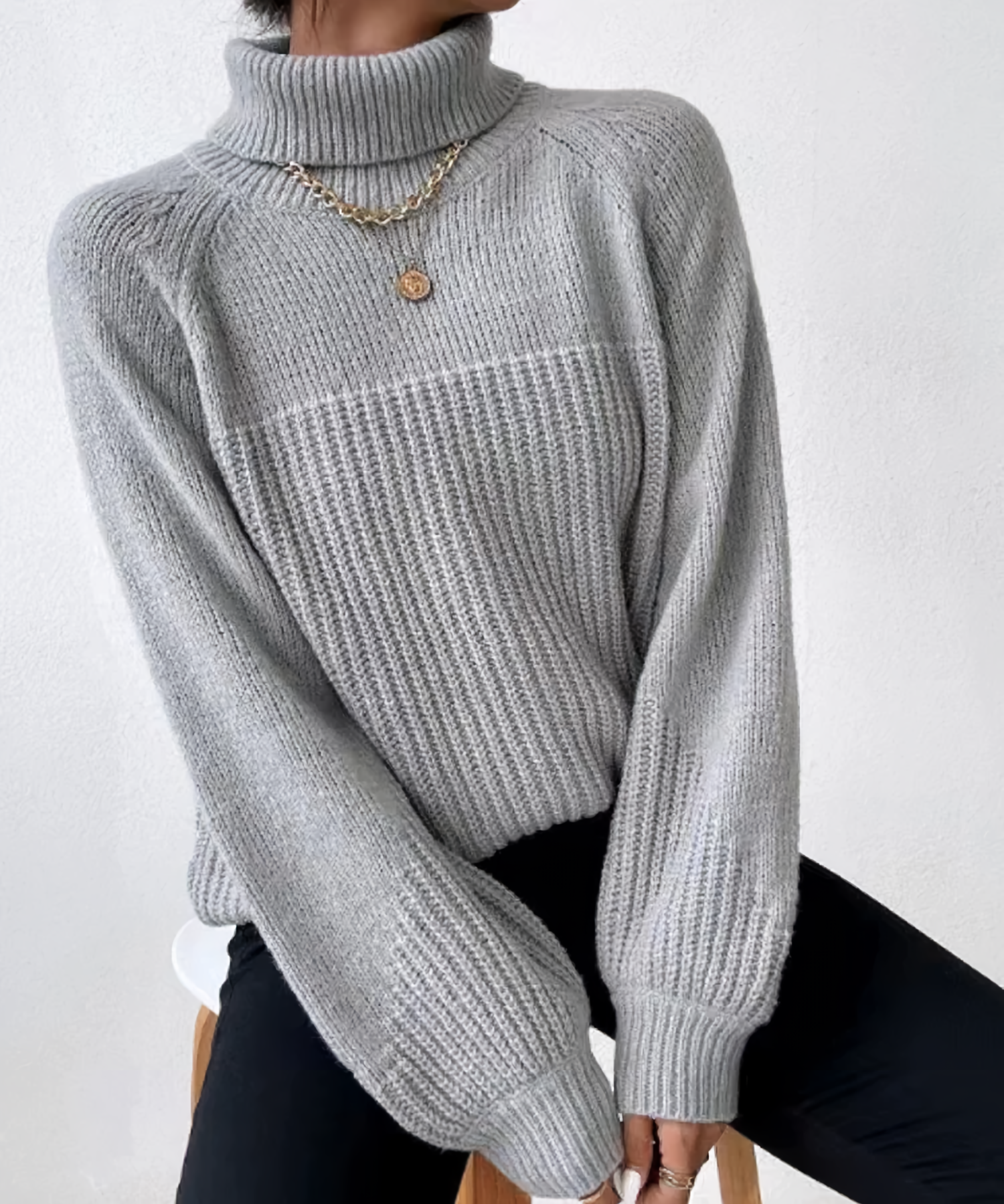 Valenzora | Lässiger Damen-Rollkragenpullover für den Winter