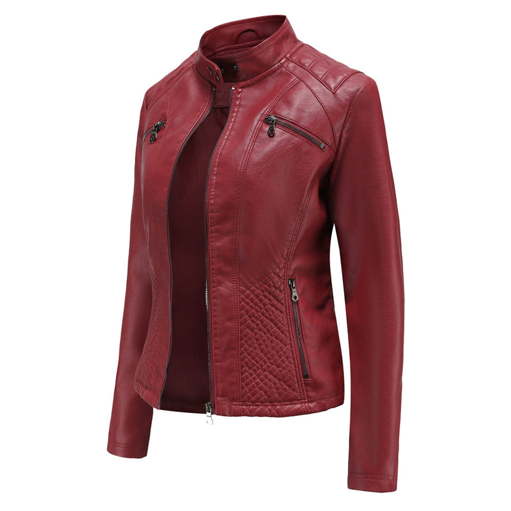 Adriana - Stylish leather jacket