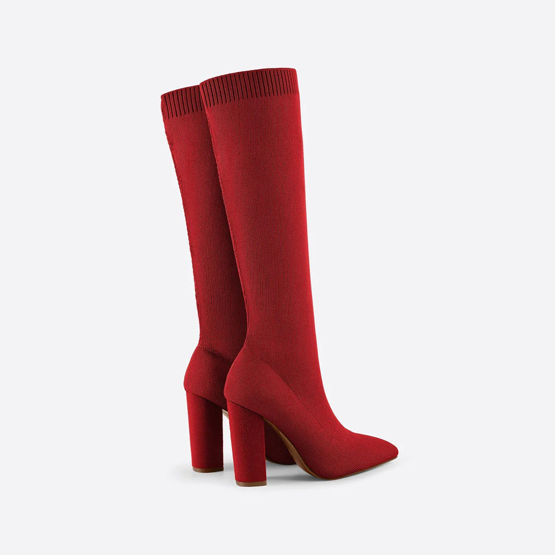 Ciara™ - Knee-high sock boots