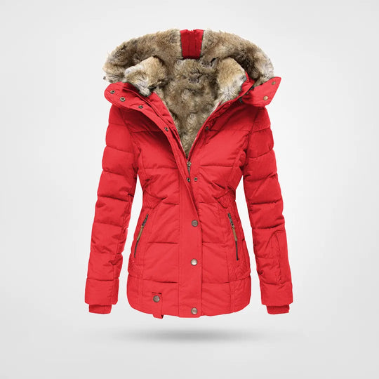 Valenzora - Warm, fashionable winter jacket with lining and hood