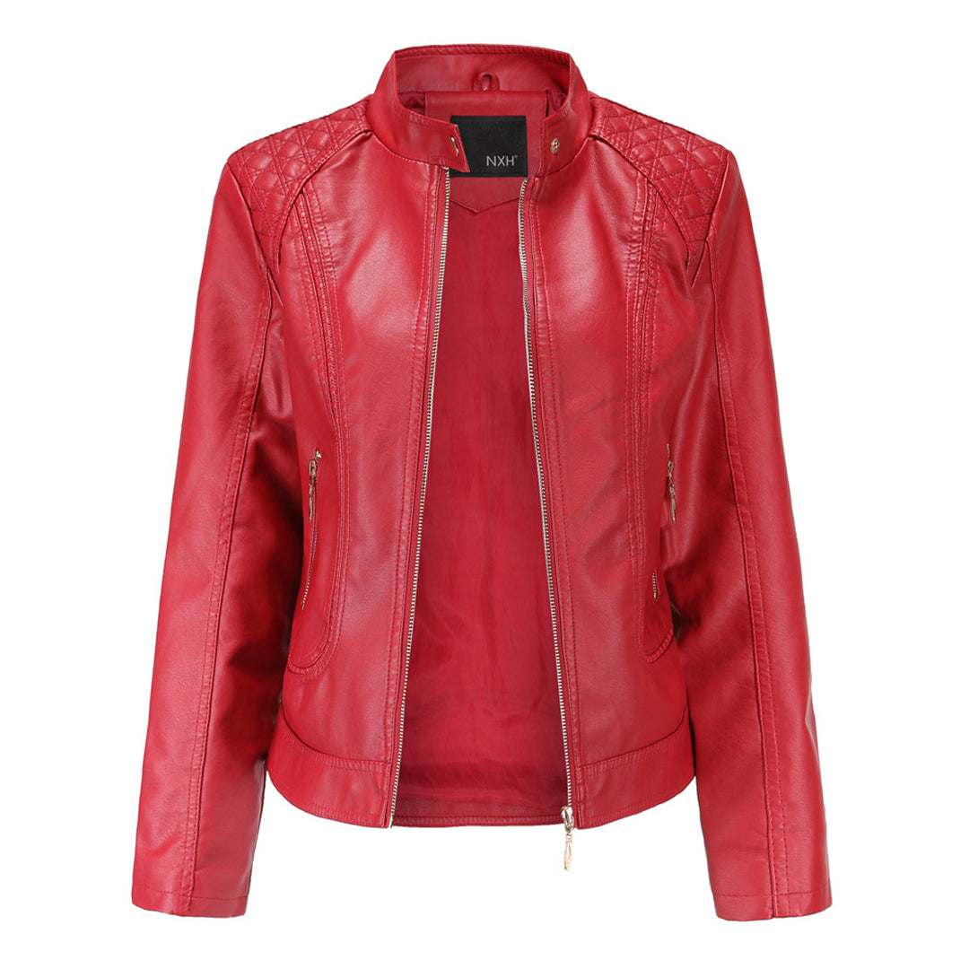 Valenzora | Elegante Lederjacke für Damen