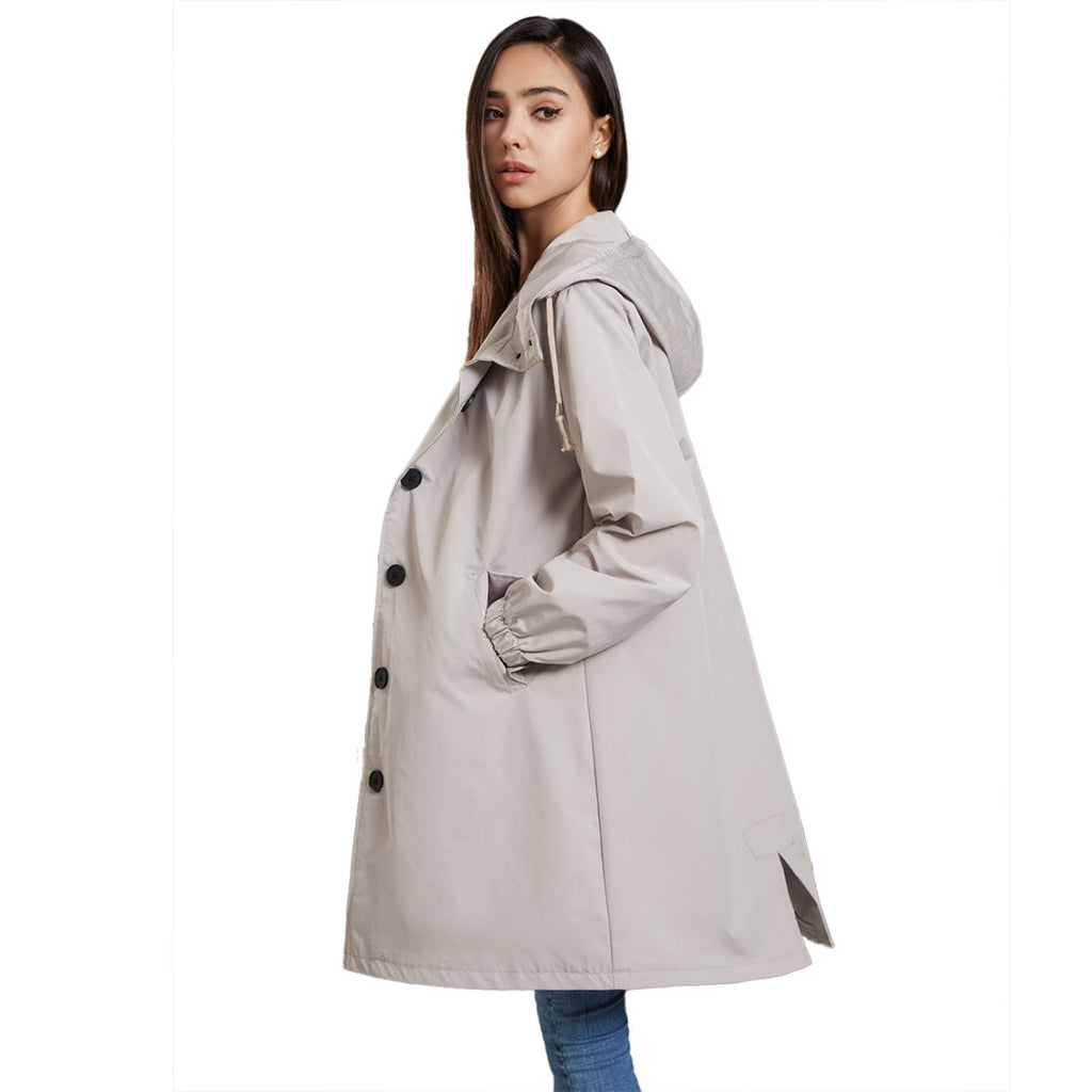 Valenzora | Women's Waterproof Rain Jacket with Hood