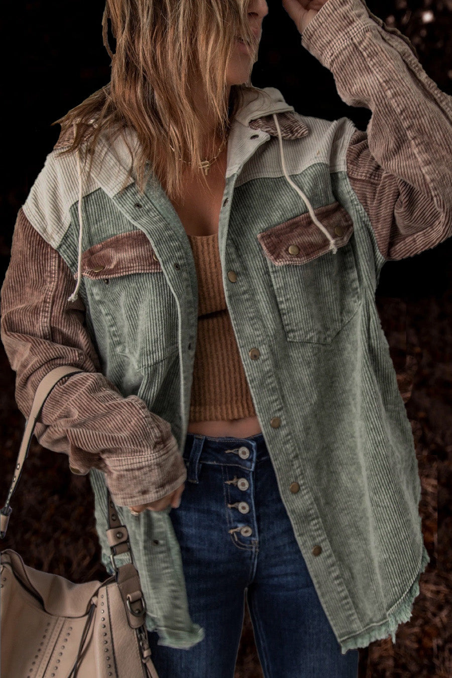 Valenzora - Retro corduroy jacket