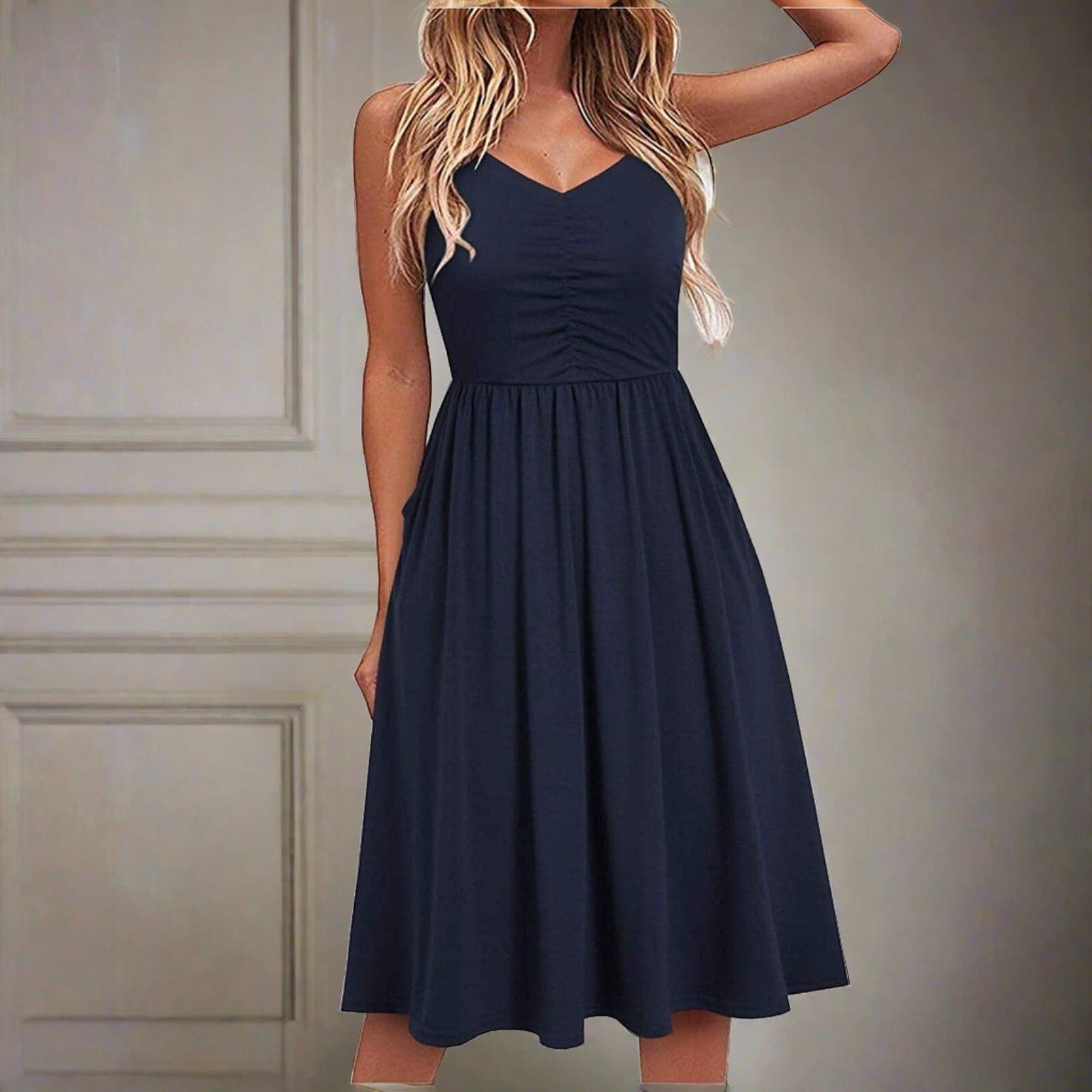 Valenzora | Elegant midi dress for summer