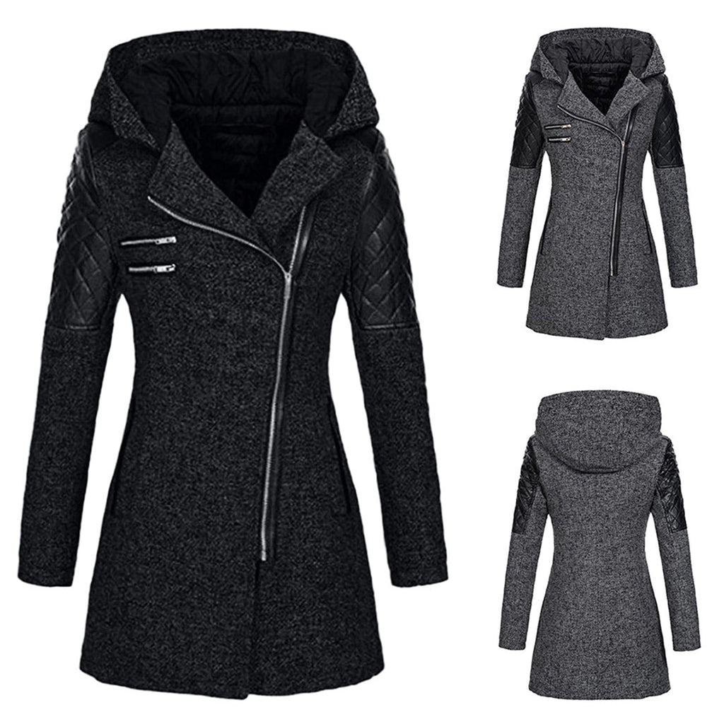 Women's winter coat with hood