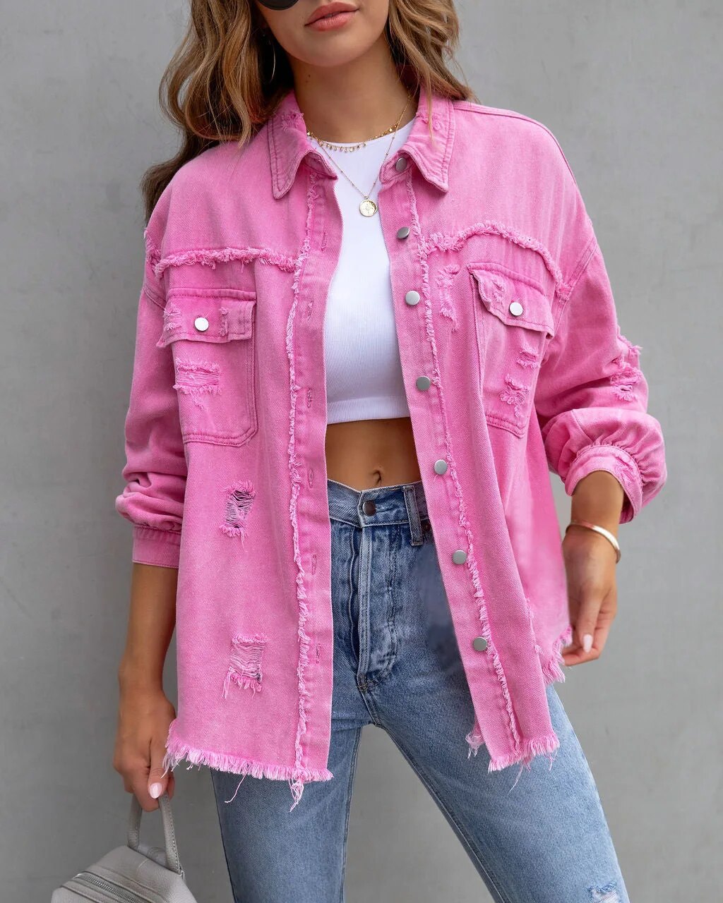 Valenzora | Classic slim fit denim jacket for modern style