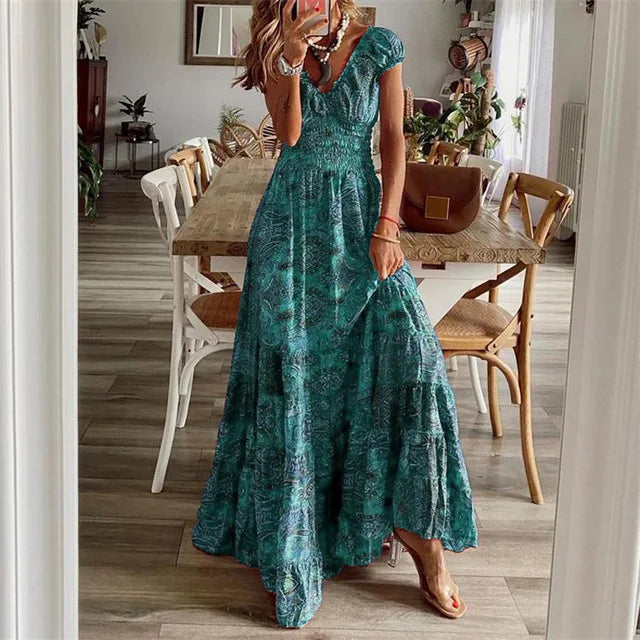 Valenzora | Elegantes Kleid mit elastischem Bund