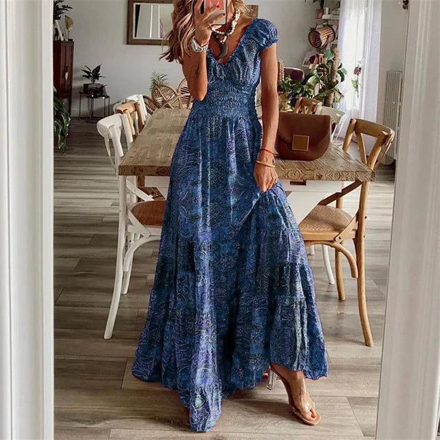 Valenzora | Elegantes Kleid mit elastischem Bund