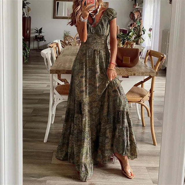 Valenzora | Elegantes Kleid mit elastischem Bund