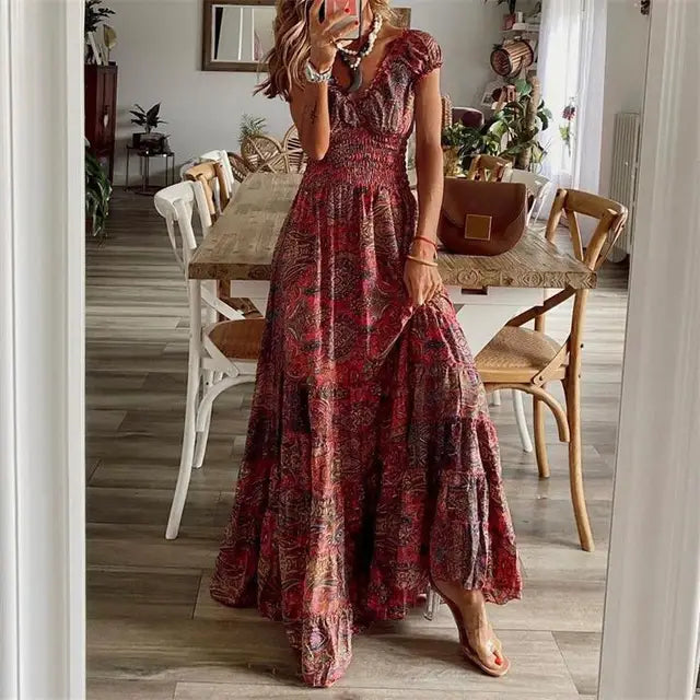 Valenzora | Elegantes Kleid mit elastischem Bund