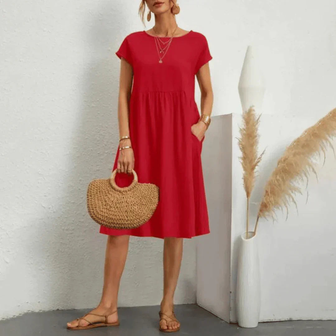 Summer dress made of cotton