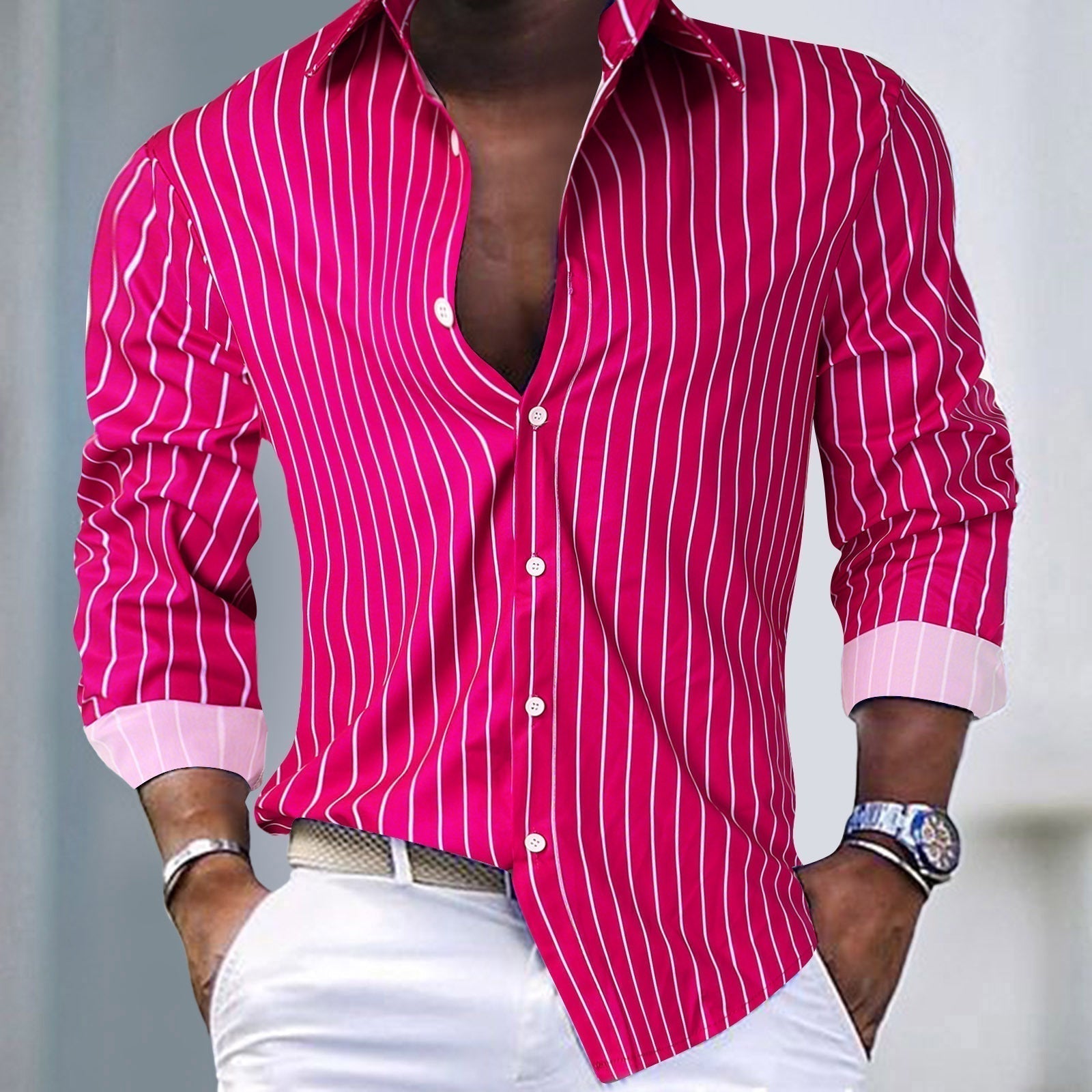 Valenzora | Classic Striped Shirt