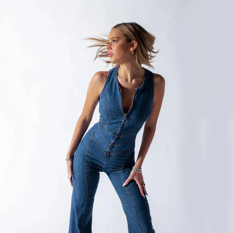 Valenzora | Denim Jumpsuit for Women