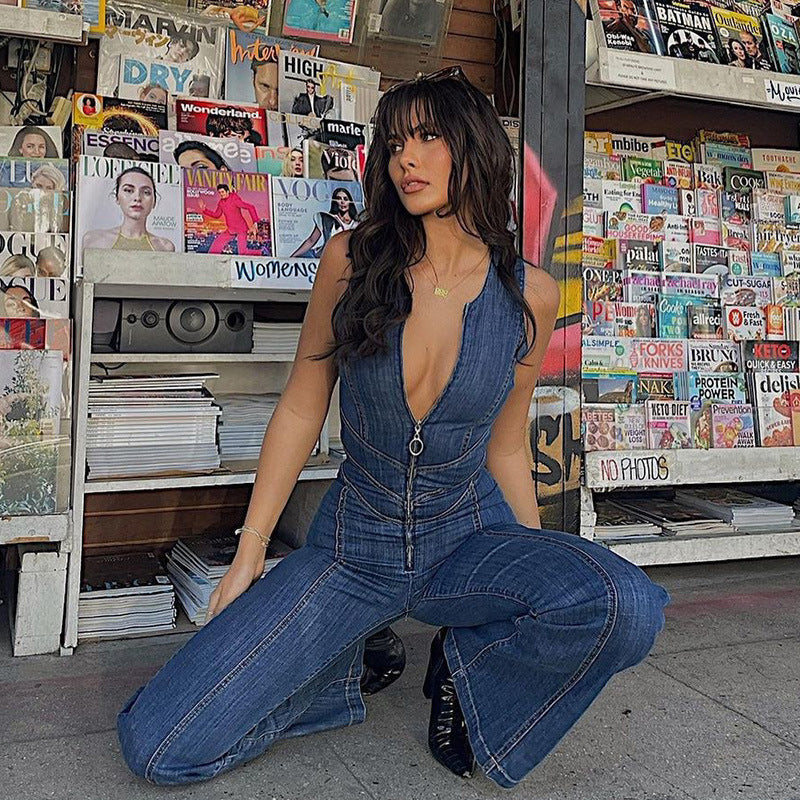 Valenzora | Denim Jumpsuit for Women