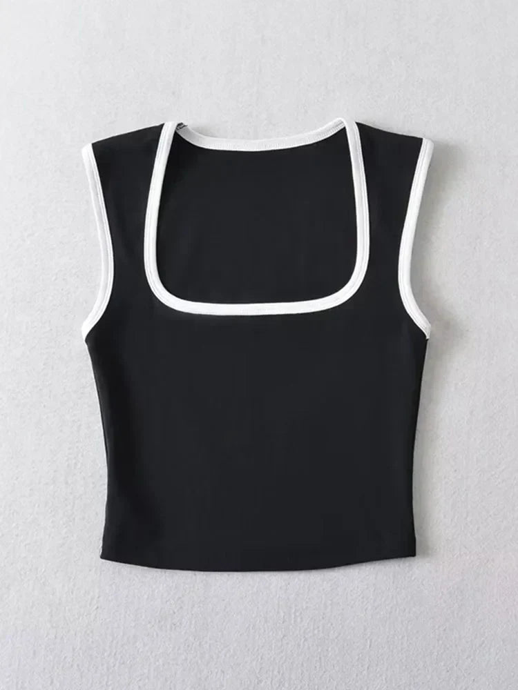 Streetwear Sleeveless Crop Top