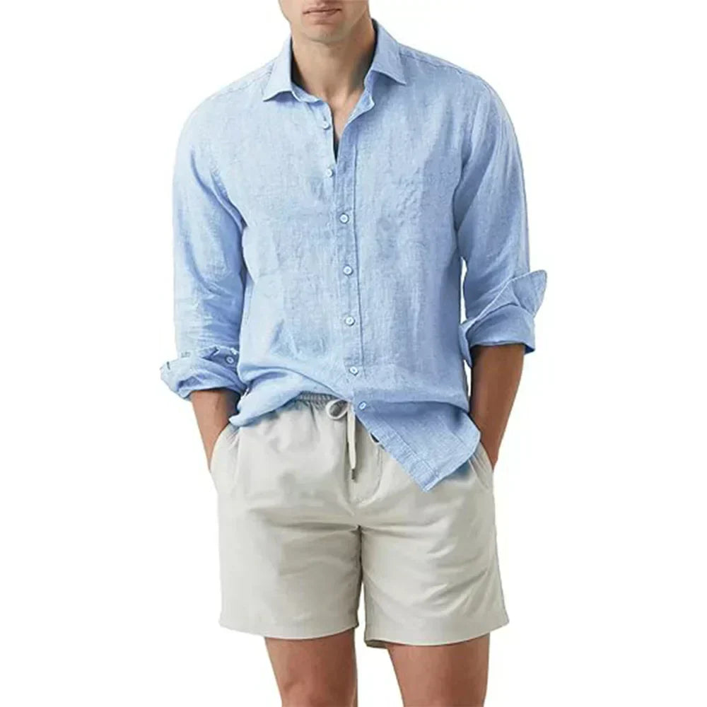 Valenzora | Summer shirt made of linen and cotton