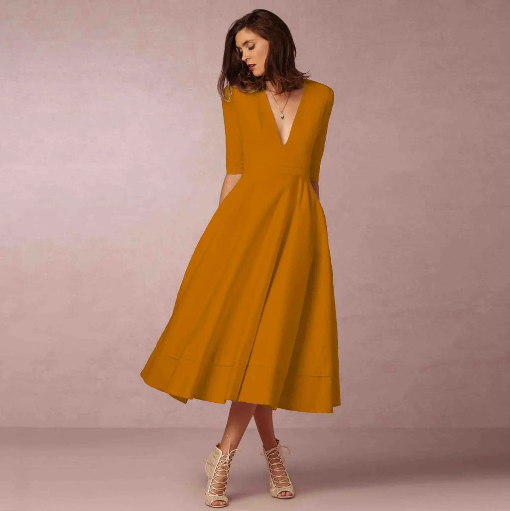 Valenzora | Elegant Long Women's Dress