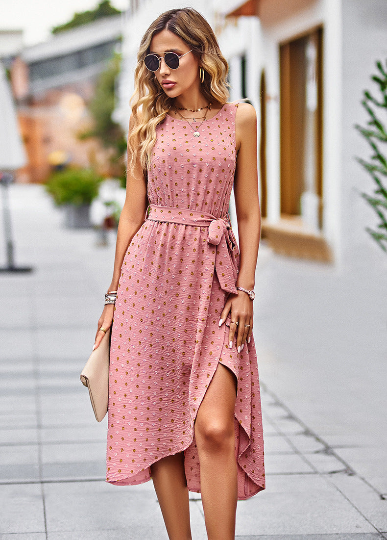 Valenzora | Polka dot midi dress
