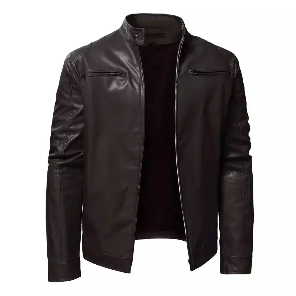Valenzora | Timeless leather jacket with biker flair