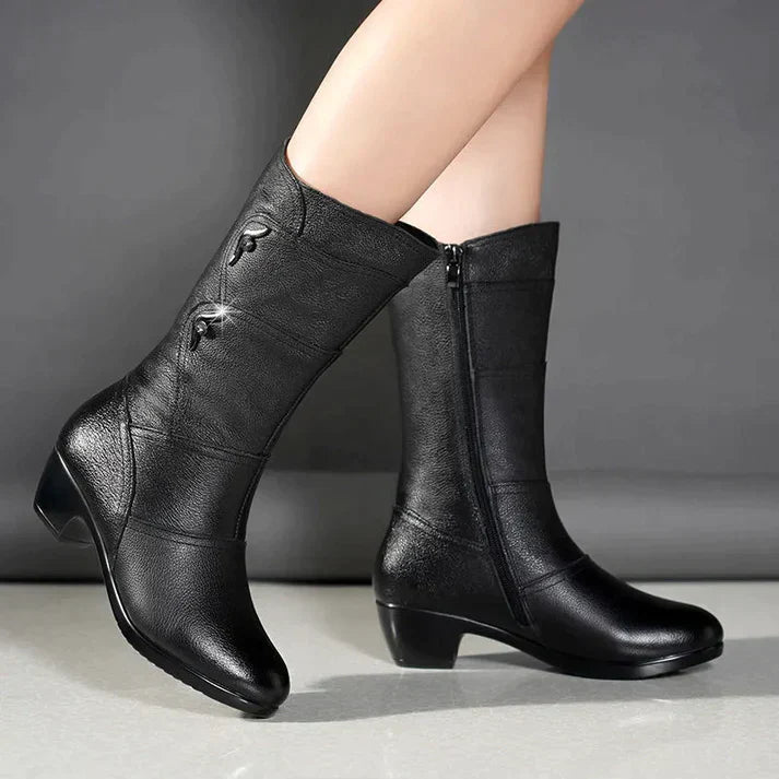 Valenzora – Leder-Winterstiefel – Damen