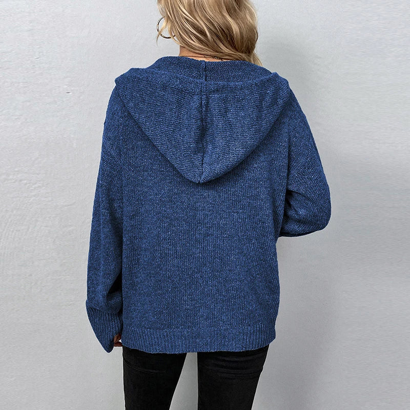 Valenzora | Comfortable Hooded Cardigan
