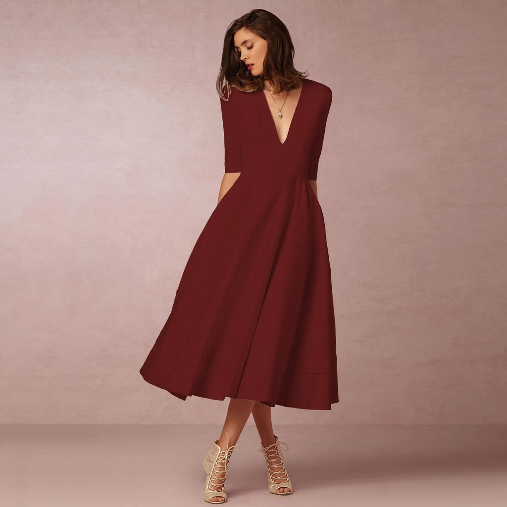 Valenzora | Elegant Long Women's Dress