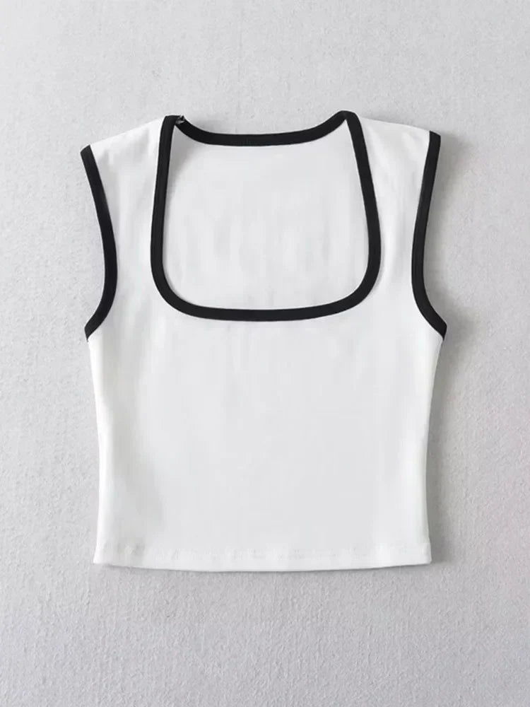 Streetwear Sleeveless Crop Top