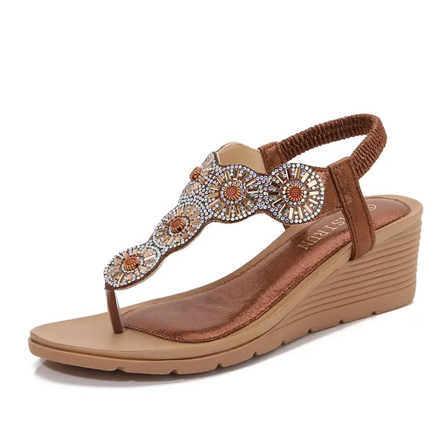 Valenzora - Wedge heel - Elastic strap - Summer