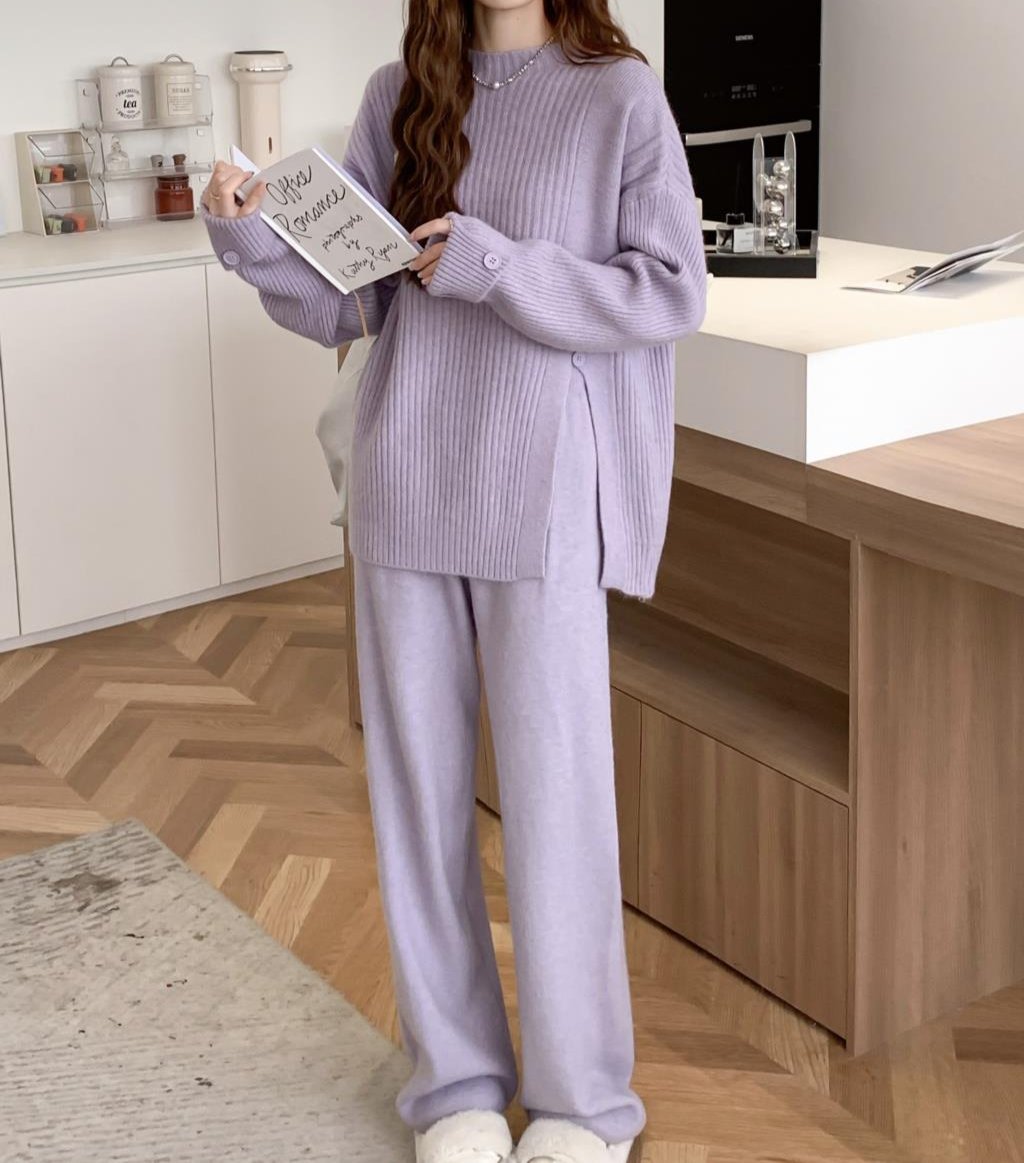 Valenzora | Modern, stylish knitted two-piece set