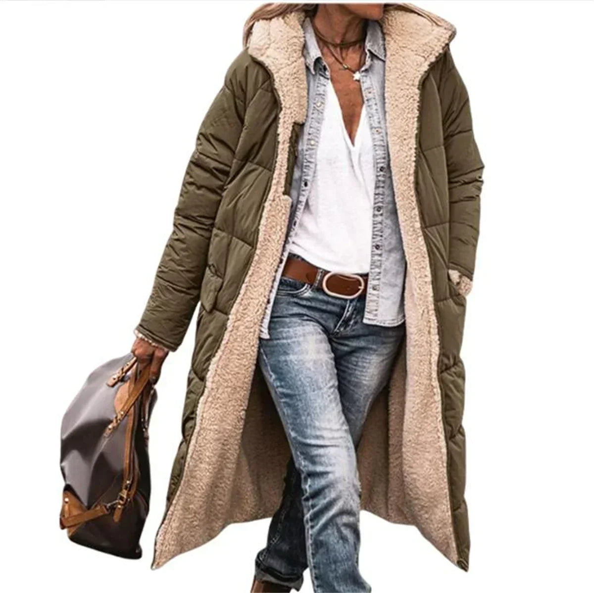 Valenzora | Women's Winter Hooded Quilted Jacket