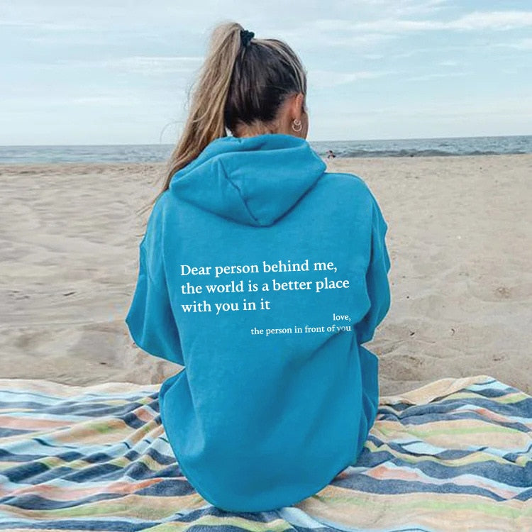 Angel - Dear person behind me Unisex Hoodie