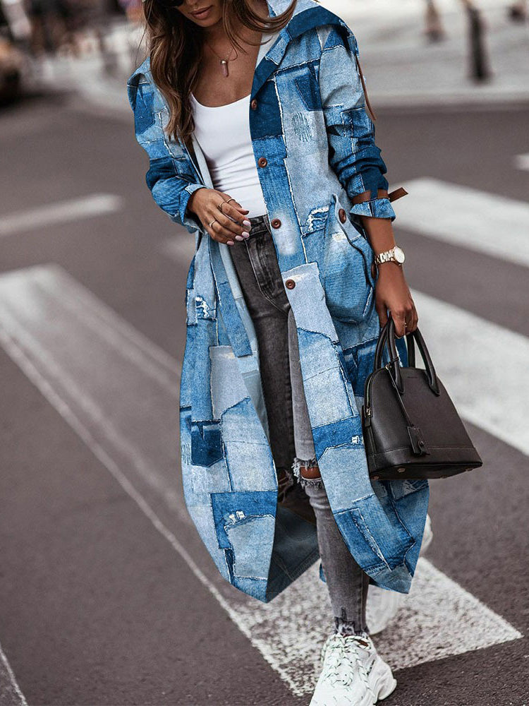 Valenzora: Casual patchwork outerwear for everyday wear