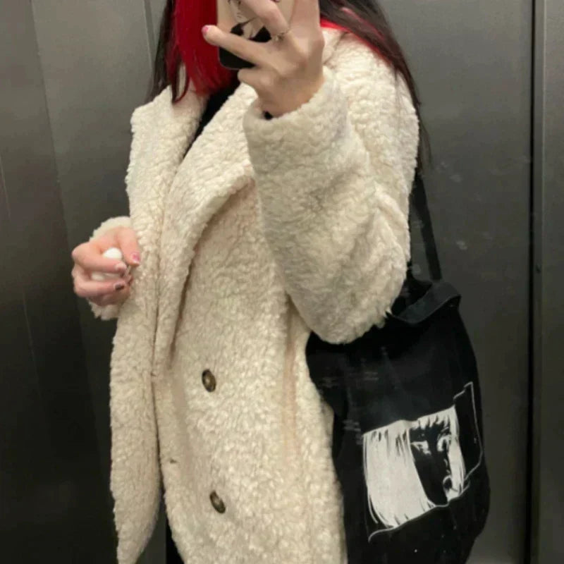 Lässiger warmer Cardigan für Damen – Elegant einfarbig