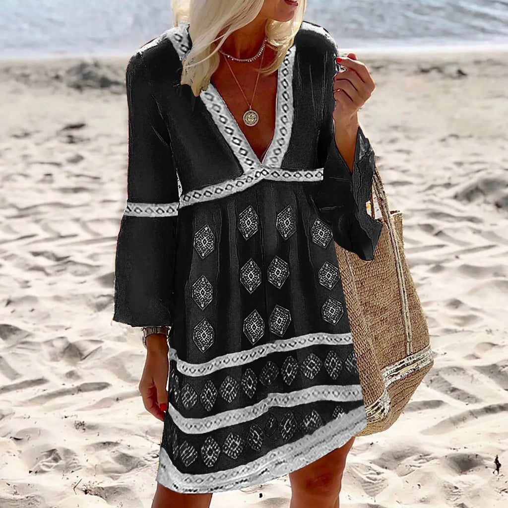 Valenzora | Summer dress with batwing sleeves