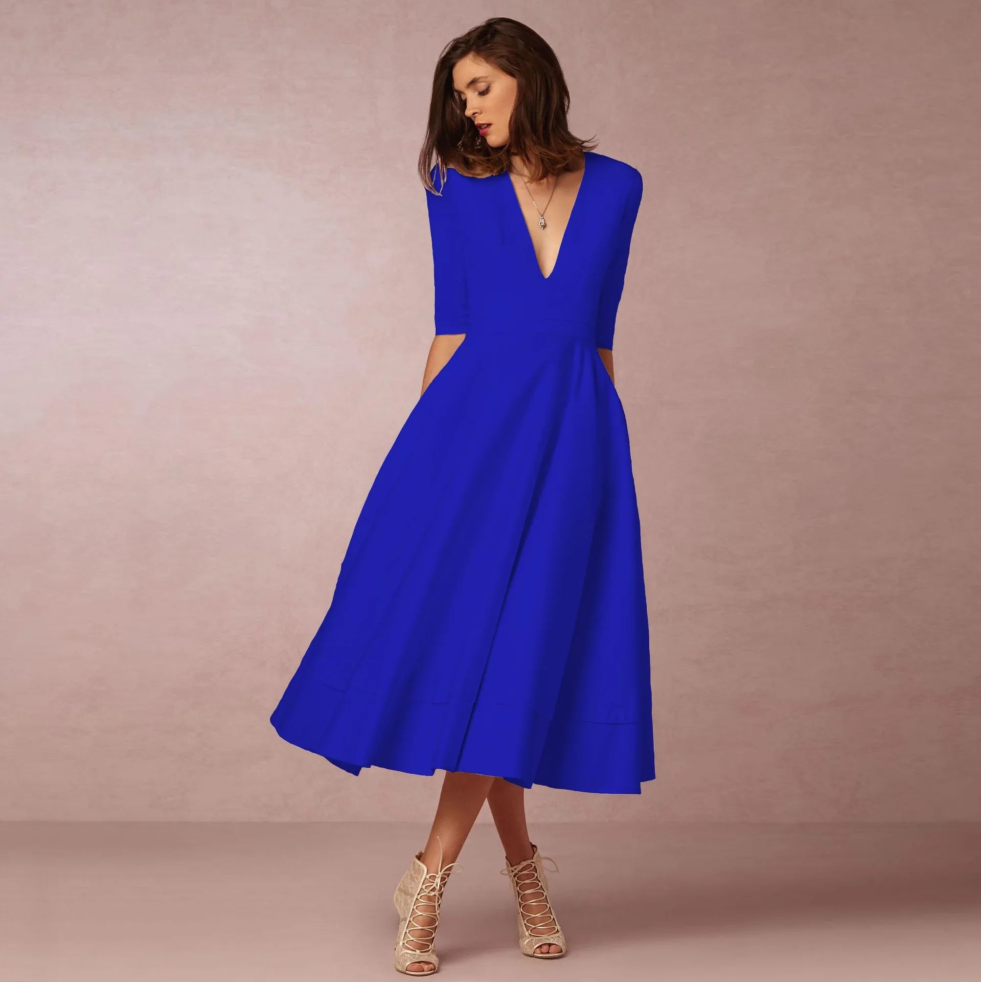 Valenzora | Elegant Long Women's Dress