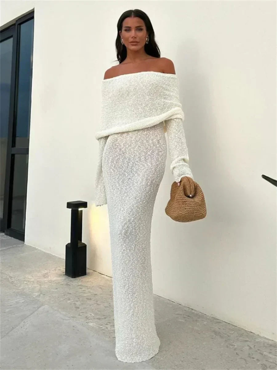 Valenzora | Off-shoulder maxi dress for women