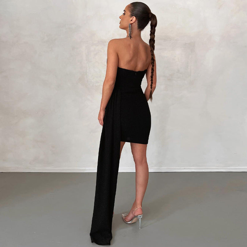 Valenzora | Glitter-free strapless dress